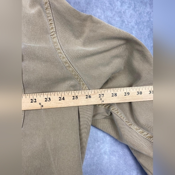 Levi’s khaki long sleeve shirt size XL twill western Cotton - Picture 12 of 12